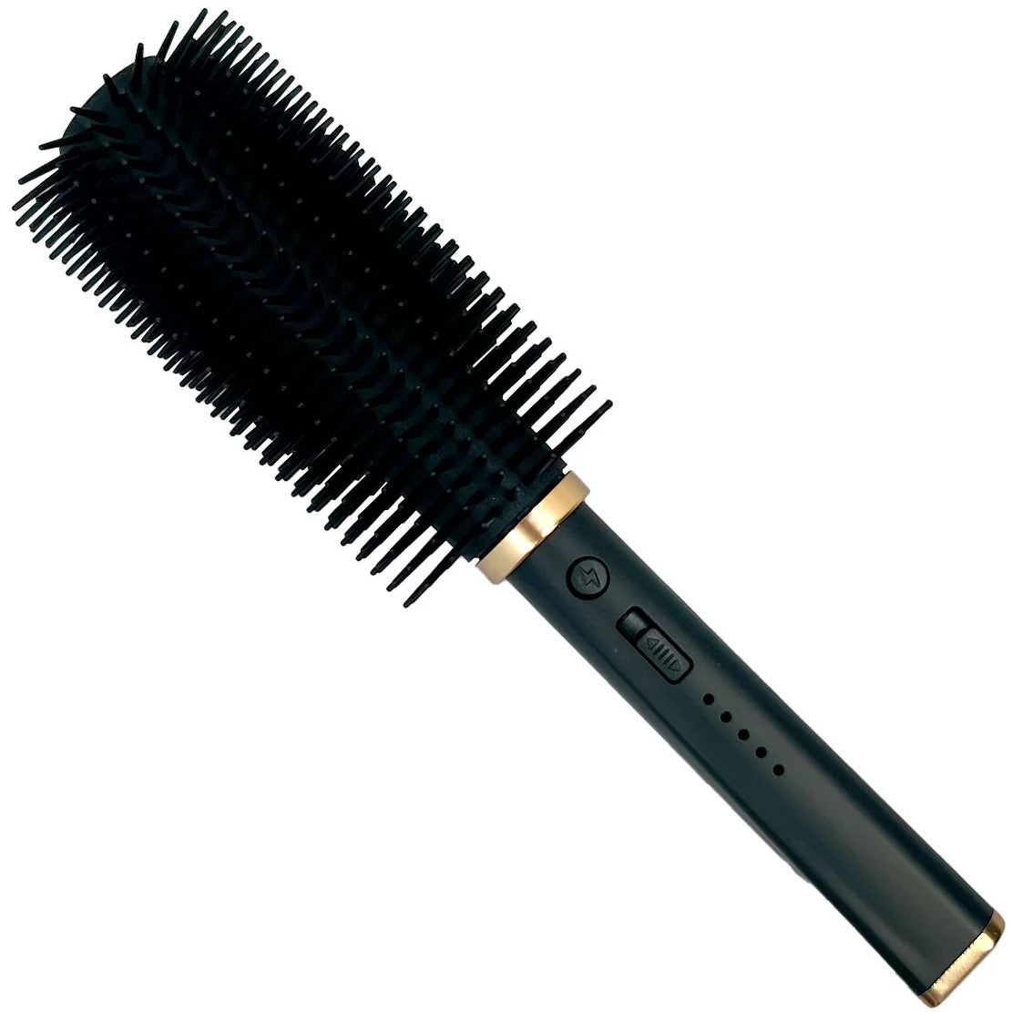 a black Streetwise Hair Fryer Brush Disguised as Rechargeable Stun Gun