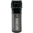A black 2 oz sticky gel pepper spray from Streetwise Police Strength Sticky Gel Pepper Spray