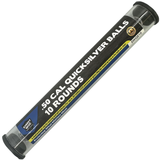 a tube packaging  of the Streetwise The Heat Self-Defense Quicksilver Metal Ball Rounds 10ct