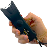 Streetwise Touchdown Rechargeable LED Stun Gun held in hand