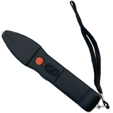 a side view of the Streetwise Touchdown Rechargeable LED Stun Gun 89M, showing its on and off switch and its stun activation.