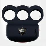 a front view of the Streetwise Triple Sting Ring Rechargeable Stun Gun 28M.