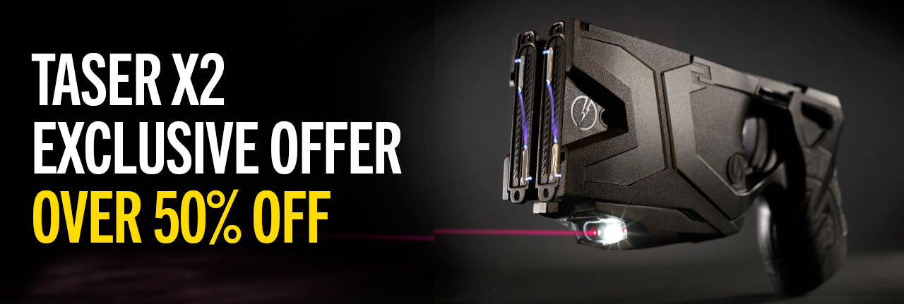 TASER x2 Exclusive offer Over 50% OFF