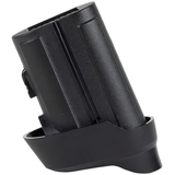 TASER X-Series Performance Power battery pack in its plastic base side view