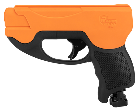 orange and black Umarex Prepared 2 Protect HDP 50 Compact Gen 2 Self-Defense Pepper Ball Gun