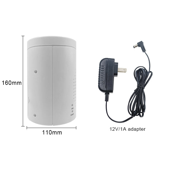 virtual barking dog intruder detection charger and device