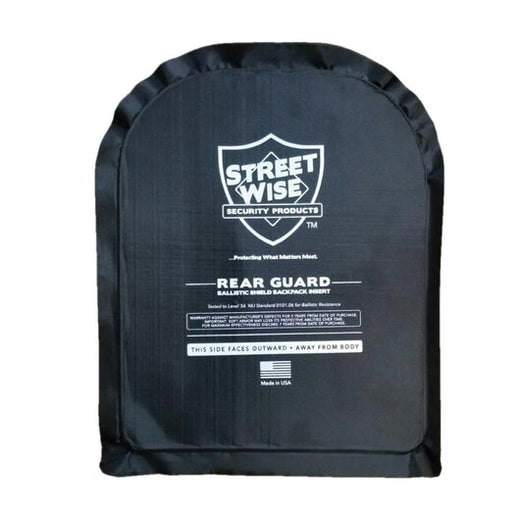 Streetwise Level IIIA Bulletproof Backpack Soft Armor Insert