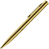 a gold WeaponTek Concealed Stainless Steel Serrated Pen Knife 2.13"