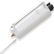 White Safely Sidekick LED Panic Alarm Pepper Spray Glass Breaker w/ Strap Grip