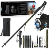 ZAP Tactical Hike 'n Strike 18-in-1 Survival Kit LED Stun Gun Stick 950K