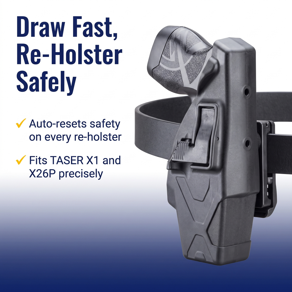 blackhawk-taser-x1-x26p-quic-draw-holster Draw Fast, Re-Holster Safely