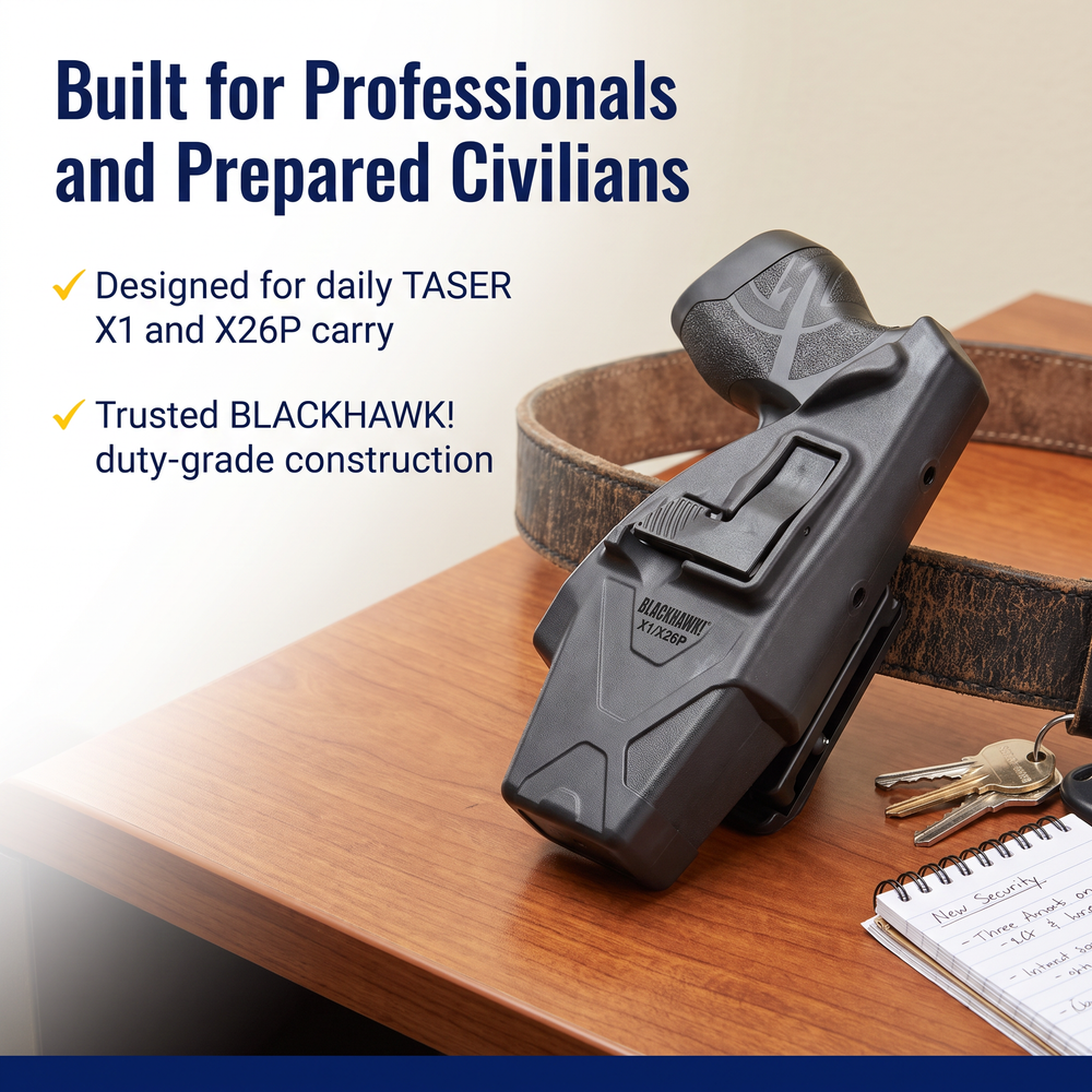 blackhawk-taser-x1-x26p-quic-draw-holster Built for Professionals and Prepared Civilians