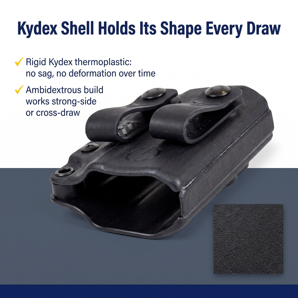 blade-tech®-pulse-iwb-kydex-ambidextrous-holster Kydex Shell Holds Its Shape Every Draw