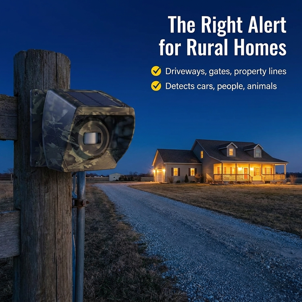 crow-alert™-wireless-outdoor-motion-detector-driveway-alarm-system-camo The Right Alert for Rural and Suburban Homes