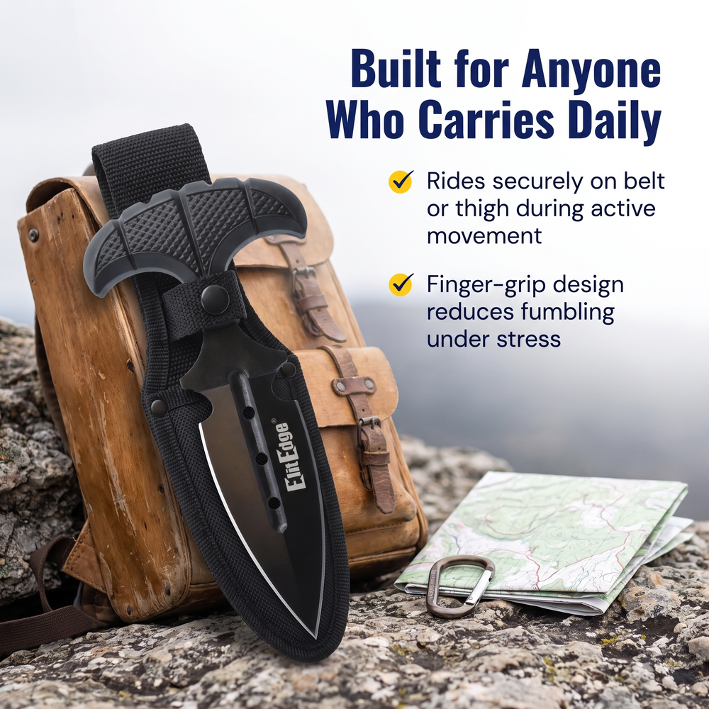 elitedge®-steel-push-dagger-knife-3-black-w-nylon-sheath Built for Anyone Who Carries Daily