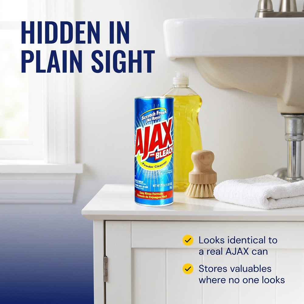 fake-ajax-powder-cleanser-secret-stash-diversion-can-safe Hidden in Plain Sight