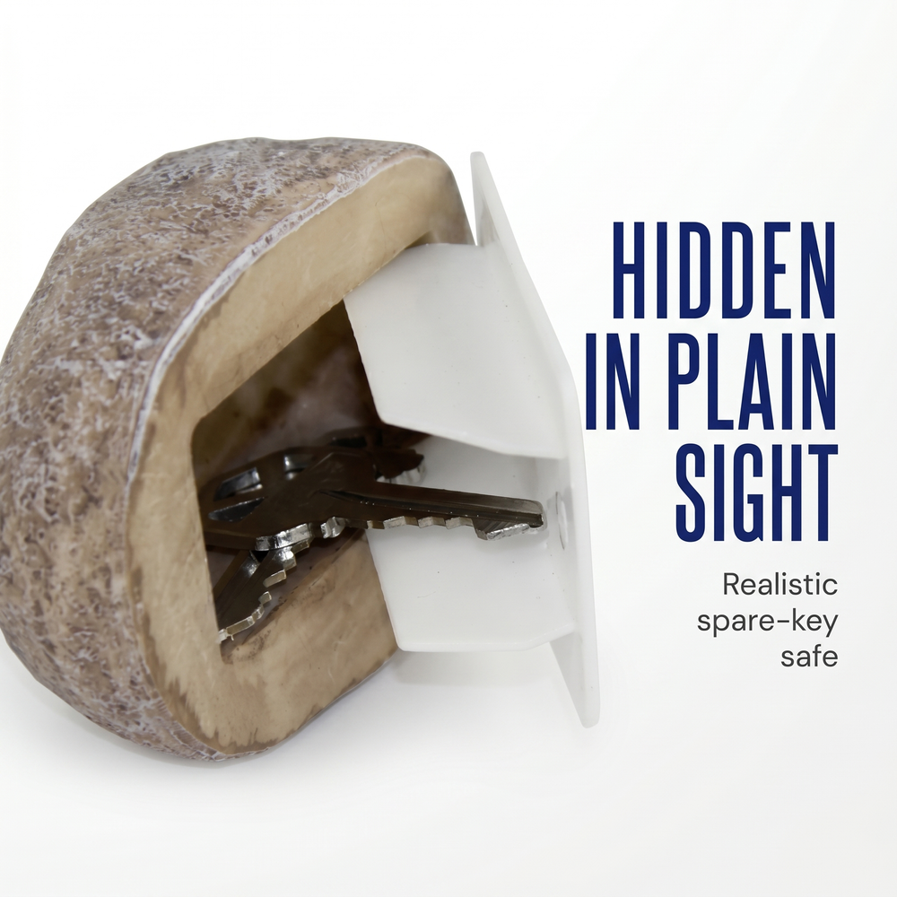 fake-rock-outdoor-spare-key-hider-safe-1 Your Spare Key, Hidden in Plain Sight