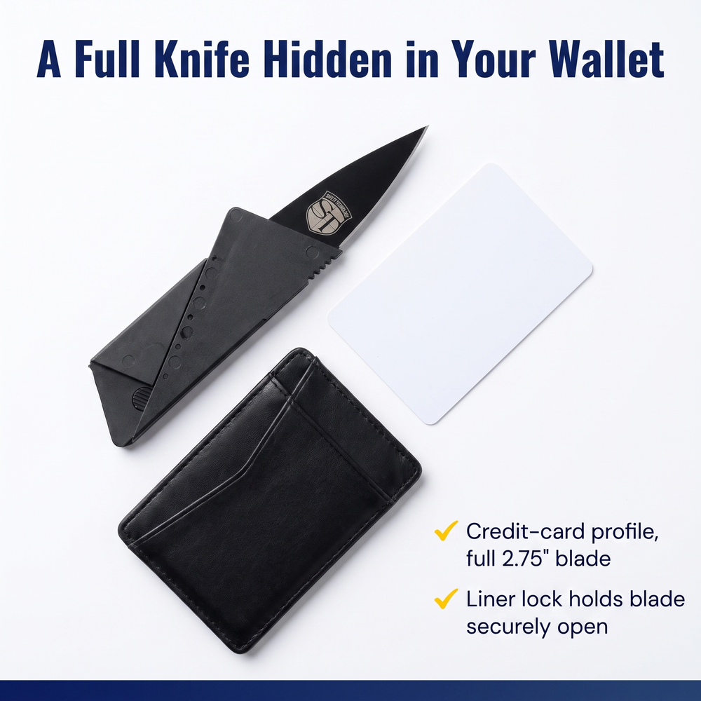 folding-locking-credit-card-knife-black-stainless-steel-275 A Full Knife Hidden in Your Wallet