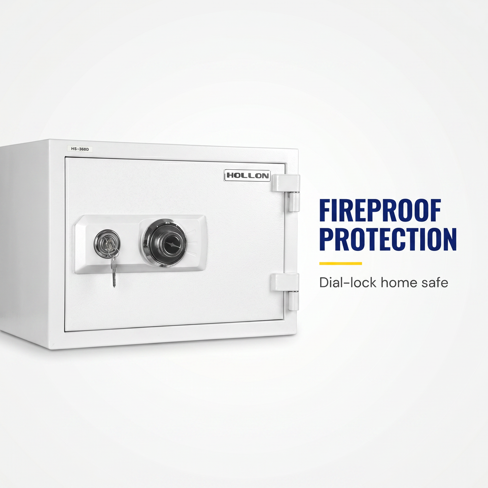 hollon-360d-fireproof-combination-dial-home-safe Fireproof Protection for What Matters Most
