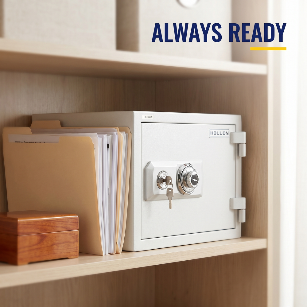 hollon-360d-fireproof-combination-dial-home-safe Built for the Prepared Homeowner