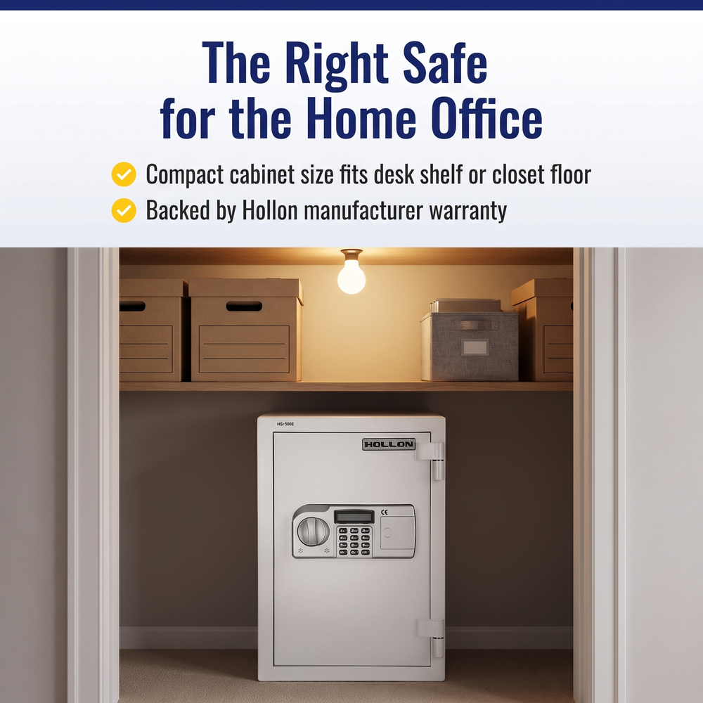 hollon-500e-fireproof-electronic-keypad-lock-home-safe The Right Safe for the Home Office