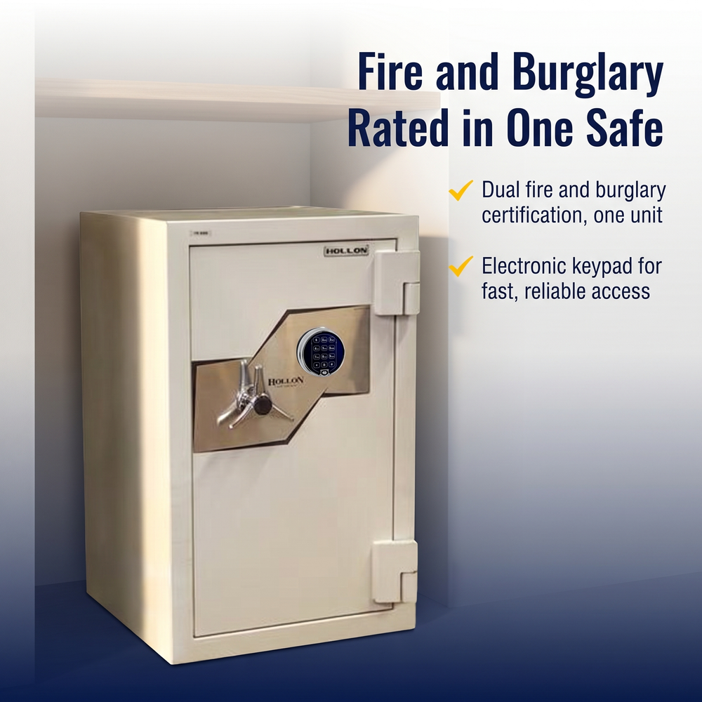 hollon-845e-fire-burglary-rated-keypad-lock-safe Fire and Burglary Rated in One Safe