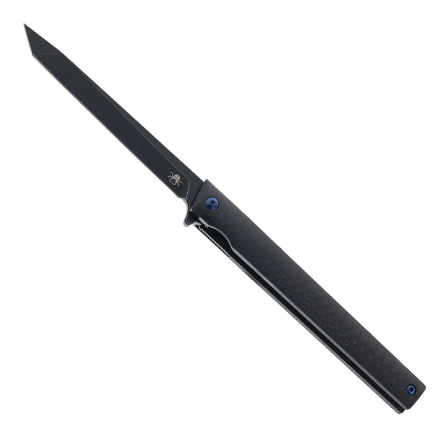 A long, slender metallic rod or shaft shown diagonally on a plain white background.