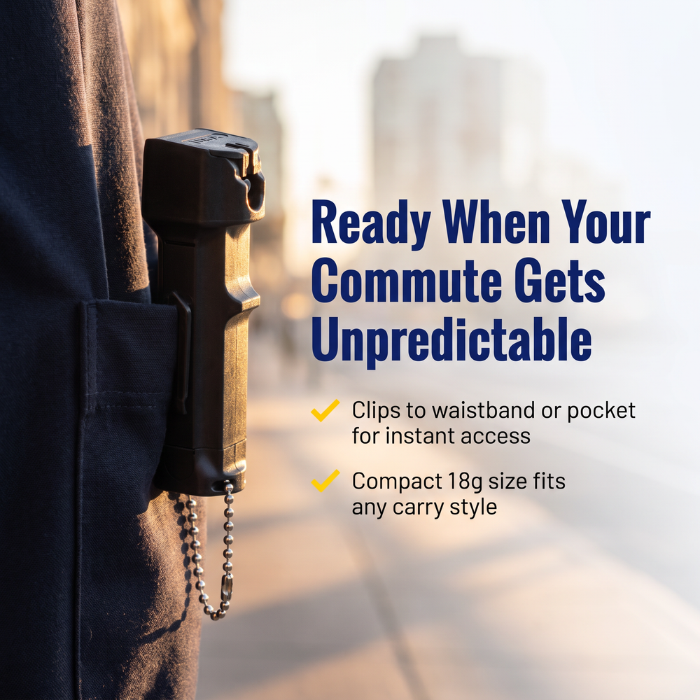 mace-triple-action-police-pepper-spray-18g Ready When Your Commute Gets Unpredictable