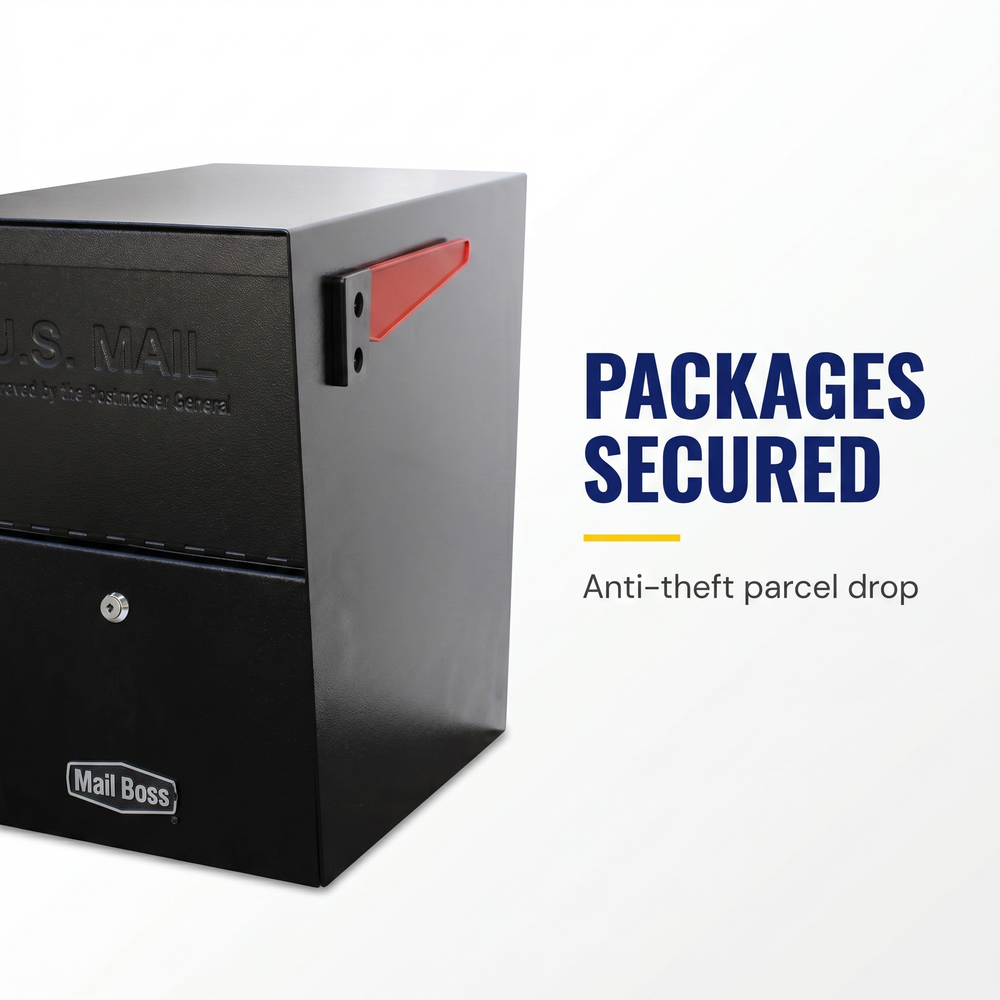 mail-boss-package-master-locking-mailbox-safe-black Packages Secured Before You Get Home