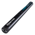 pain pen stun gun hero image showing contact probes led battery light indicators and streetwise logo