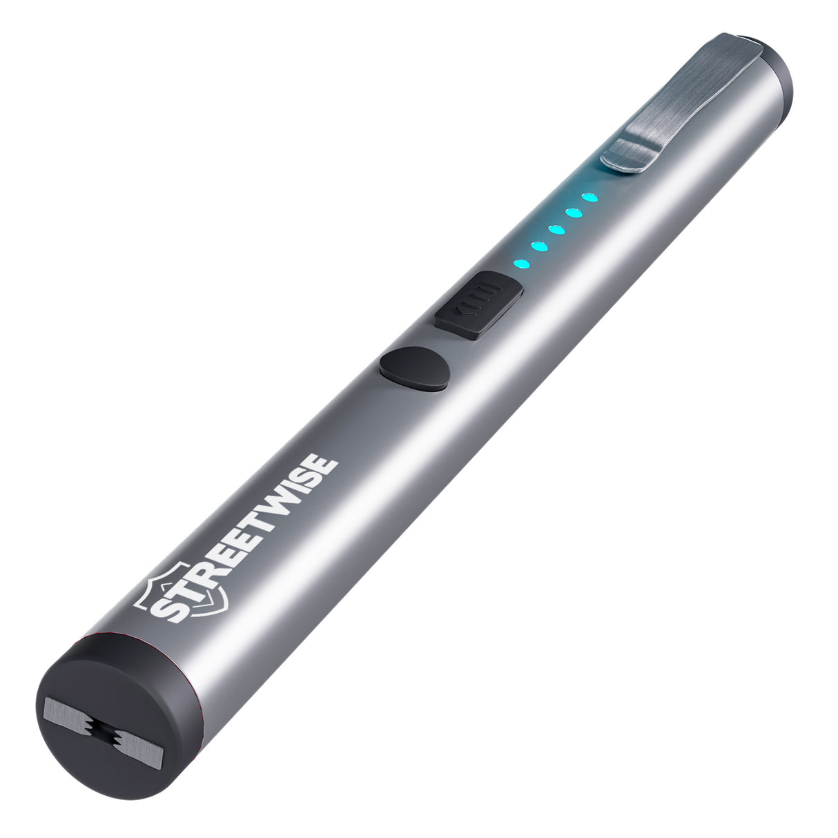 pain pen silver hero image showing battery light indicators contact probes and streetwise logo