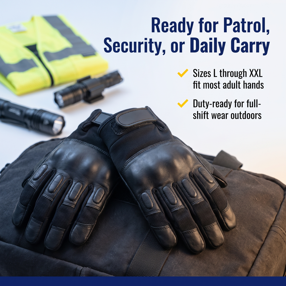 police-force-tactical-steel-shot-sap-gloves-xlarge Ready for Patrol, Security, or Daily Carry