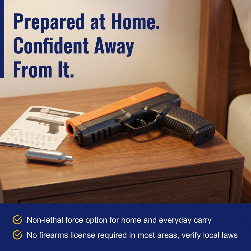 prepared-2-protect-secure-68p-self-defense-projectile-launcher-kit-non-pepper Prepared at Home. Confident Away From It.