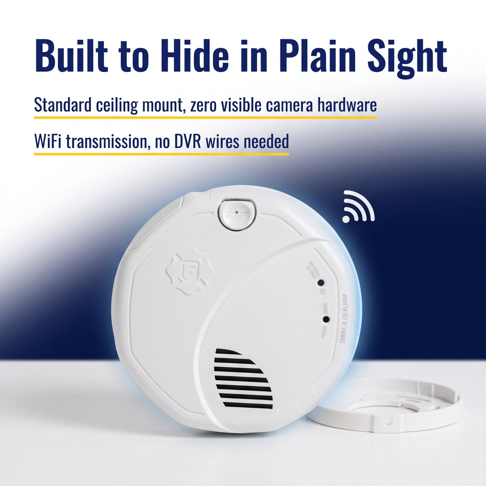 spywfi-lens-smoke-detector-wifi-spy-camera-4k-hd Built to Hide in Plain Sight