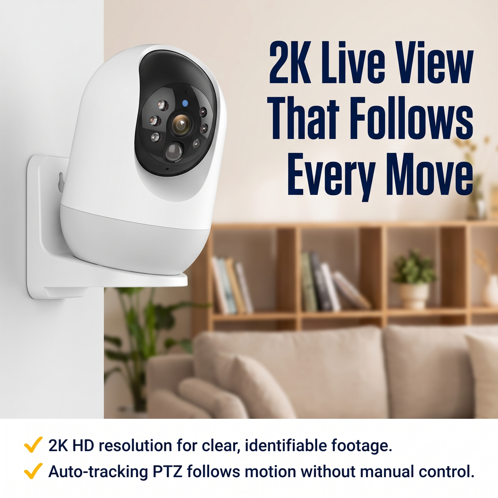 spywfi™-auto-tracking-ptz-night-vision-nanny-security-camera-2k-hd-wifi 2K Live View That Follows Every Move