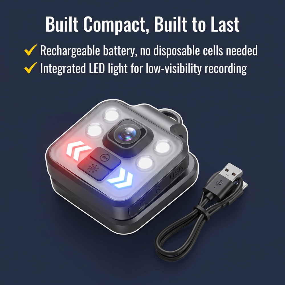 spywfi™-mini-rechargeable-led-waterproof-body-camera-1080p-hd-dvr Built Compact, Built to Last