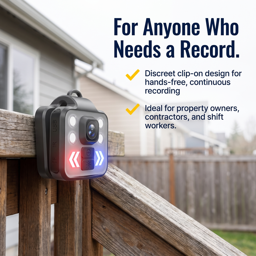 spywfi™-mini-rechargeable-led-waterproof-body-camera-1080p-hd-dvr For Anyone Who Needs a Record