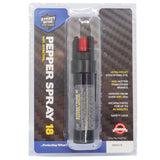 Street Wise pepper spray in packaging with details on a white background