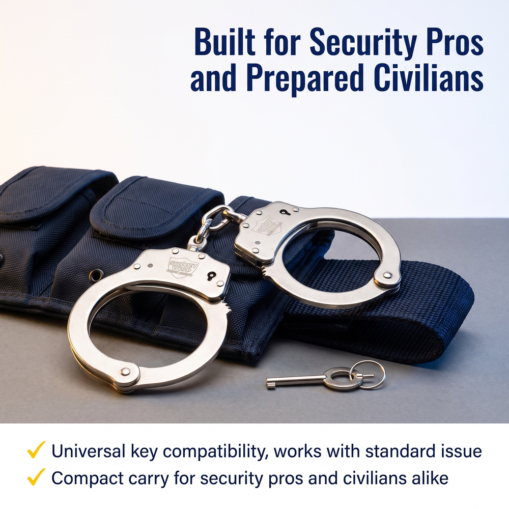 streetwise-double-lock-solid-steel-handcuffs-nickel Built for Security Pros and Prepared Civilians