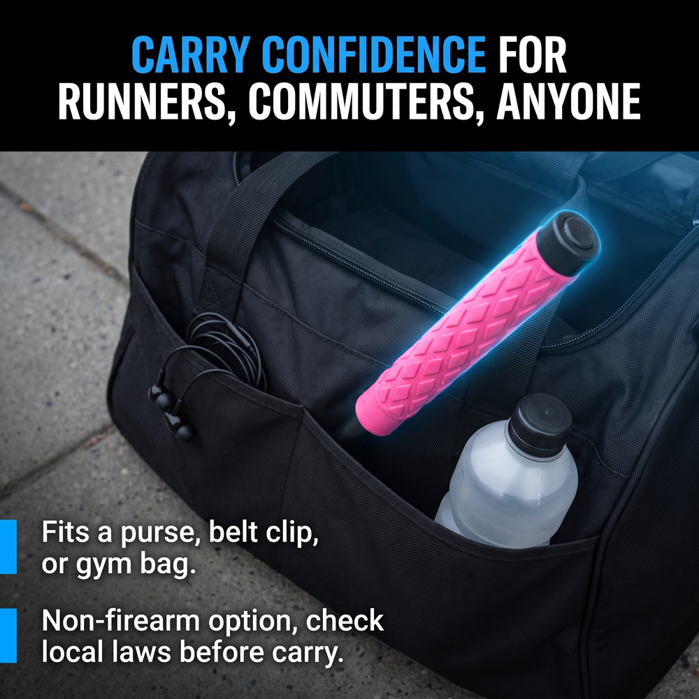 streetwise-expandable-solid-steel-baton-w-pink-holster-21 Carry Confidence for Runners, Commuters, Anyone