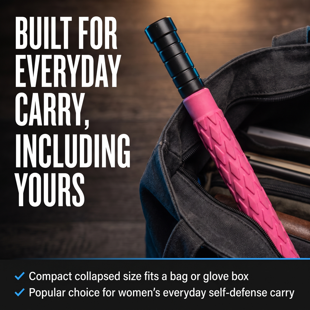 streetwise-expandable-solid-steel-baton-w-pink-holster-26 Built for Everyday Carry, Including Yours
