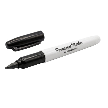 Streetwise Permanent Marker self-defense pen with removable cap and reinforced carbon fiber tip
