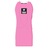 Streetwise pink Lifeguard Auto Stun Gun full front view with Streetwise Security logo