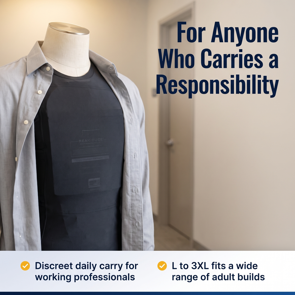 streetwise-safe-t-shirt-ballistic-plate-carrier-w-holster-l For Anyone Who Carries a Responsibility
