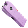 Light Purple Streetwise Tap Out Auto Stun Gun with LED flashlight and ergonomic grip