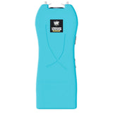 Streetwise teal Lifeguard Auto Stun Gun full front view with Streetwise Security logo