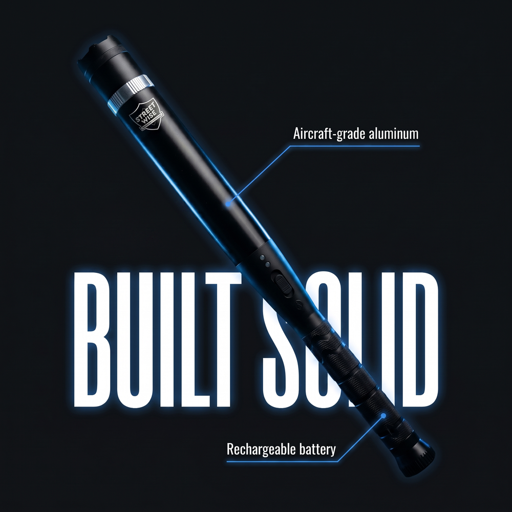 streetwise-triple-defender-led-stun-gun-baton-27m Built Solid, Charged to Deliver