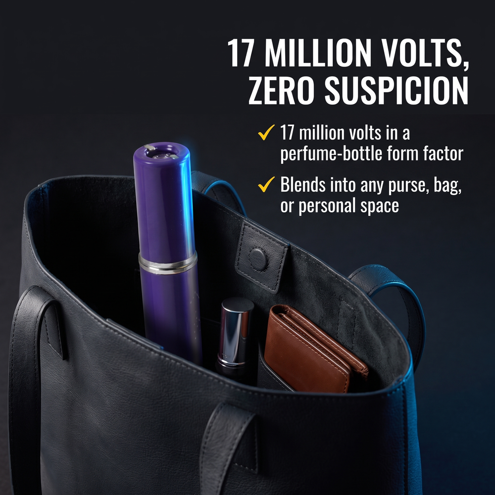 streetwise™-perfume-lipstick-stun-gun-3-5m-purple 17 Million Volts, Zero Suspicion