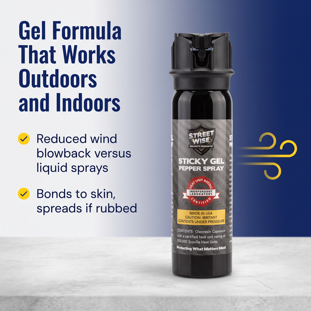 streetwise™-police-strength-sticky-gel-pepper-spray-4-oz Gel Formula That Works Outdoors and Indoors