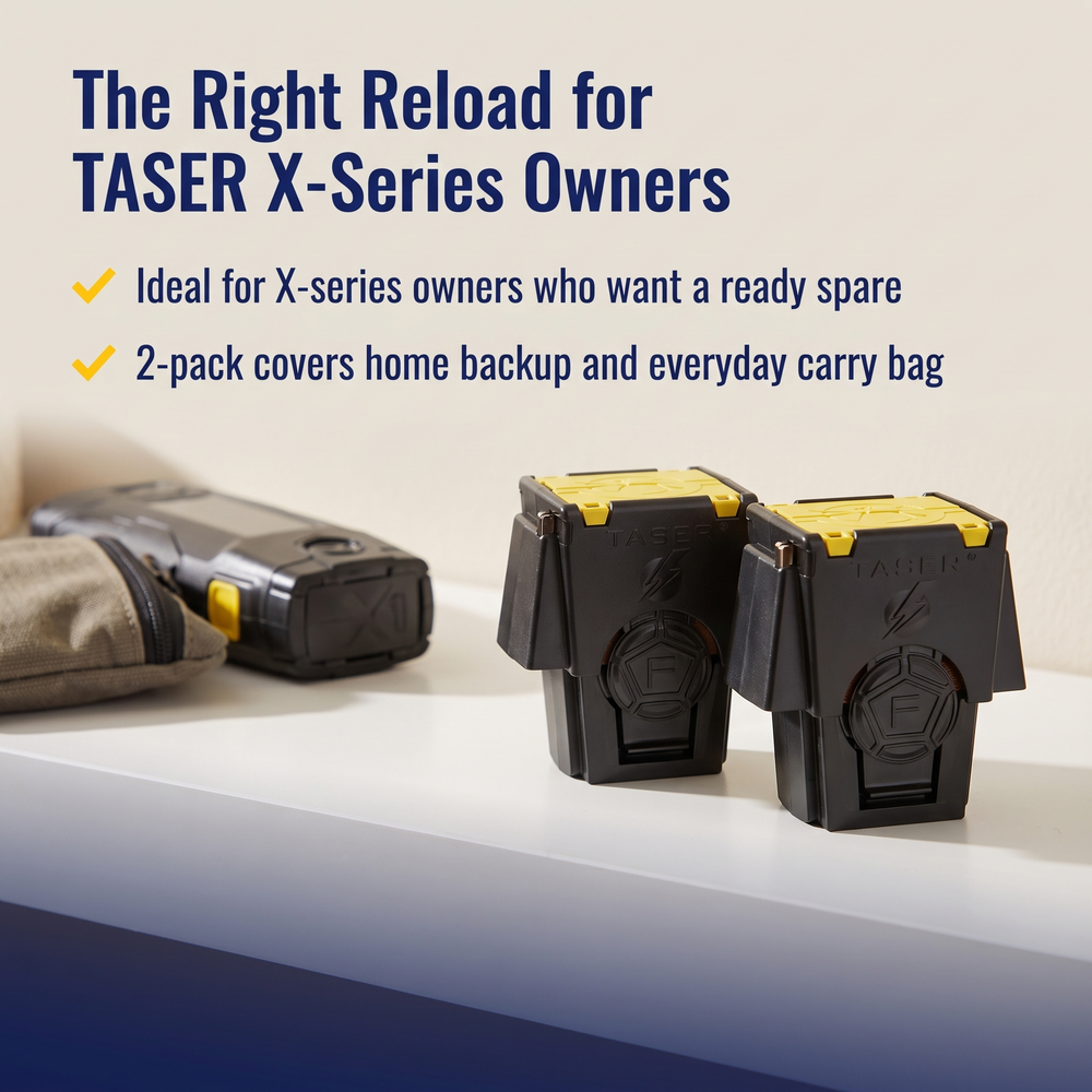 taser-m26cx26-probe-reload-air-cartridges-2-pack The Right Reload for TASER X-Series Owners